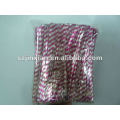 Silver and Pink Metallic Twist Tie